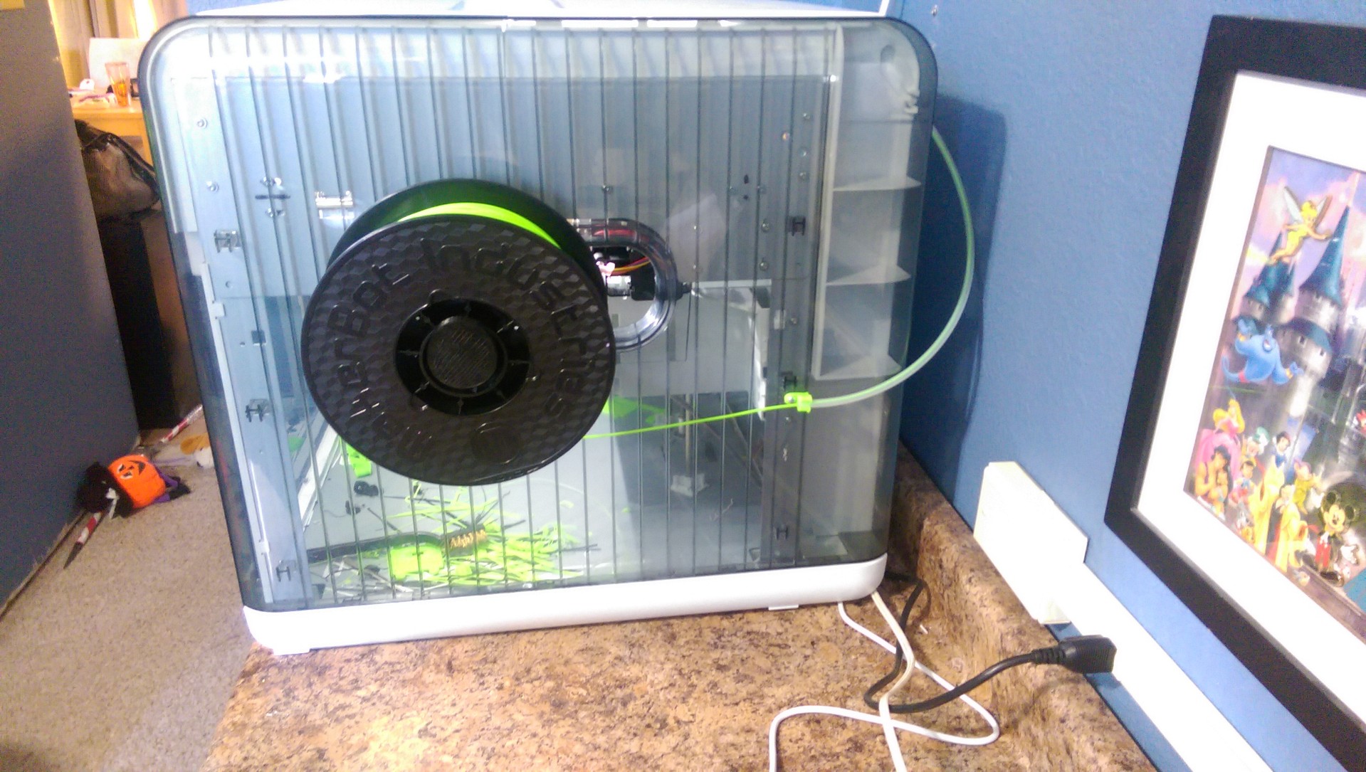 XYZ Davinci Side Mounted Filament Spool Holder