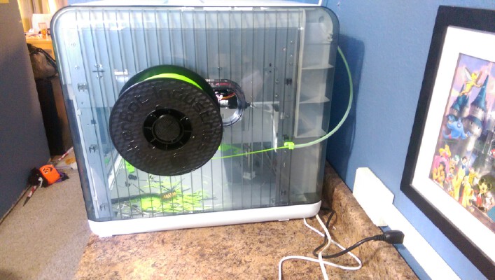 XYZ Davinci Side Mounted Filament Spool Holder | 3d print model