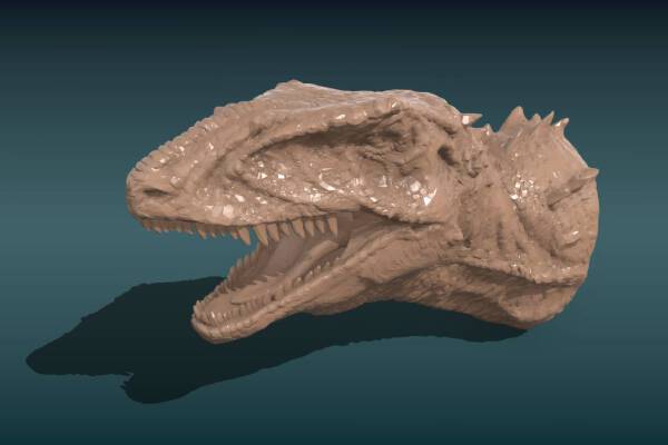 Dinosaur head | 3d print model
