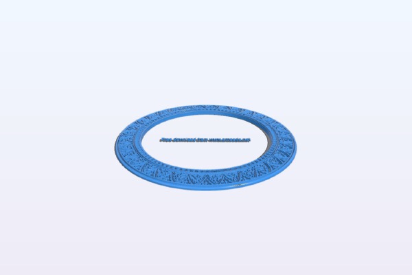 Mirror frame pattern | 3d print model