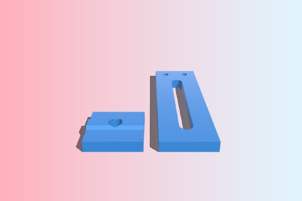 MendelMax Y endstop for Trinity Labs rail | 3d print model