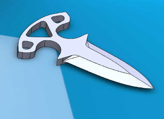 cs go shadow dagger | 3d print model