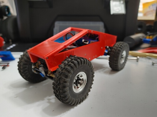 SCX24 CyberTruck | 3d print model