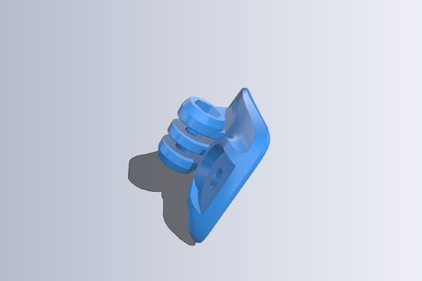 GroPro Mount for Smith Forefront Helmet | 3d print model