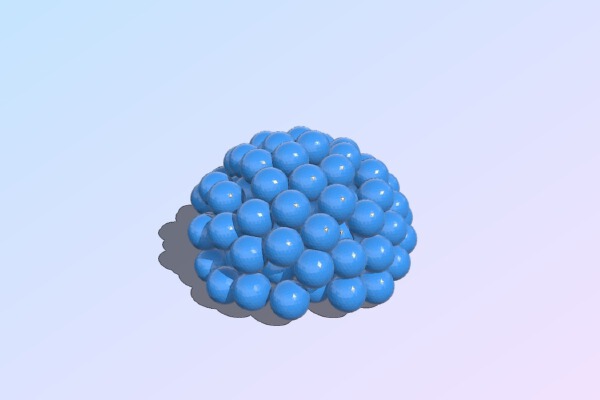 Uranium 238 nucleus | 3d print model