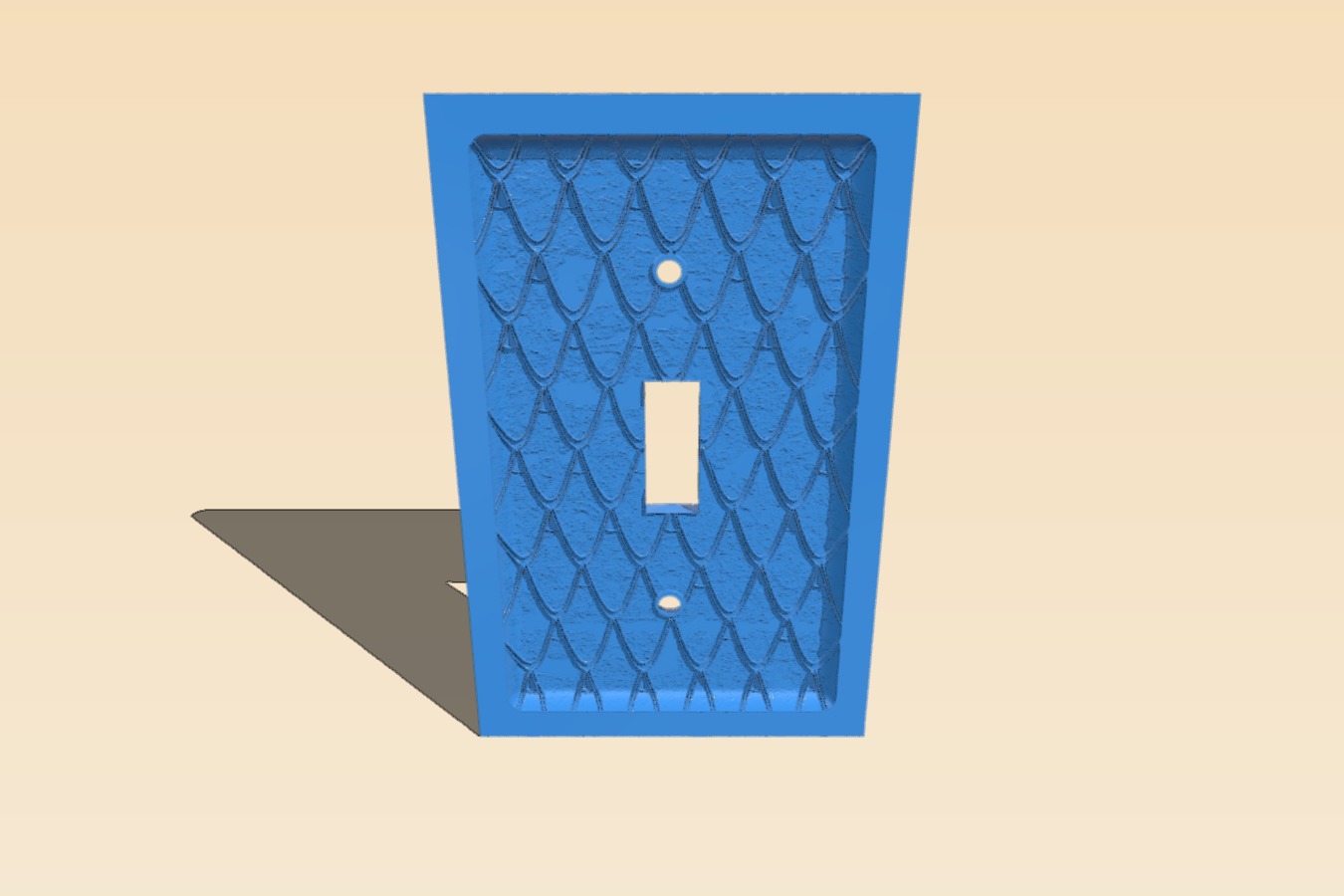 scale light switch plate