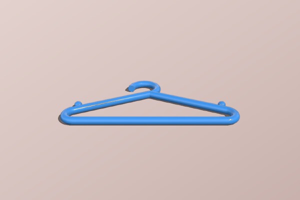 Barbie coat and dress hanger | 3d print model