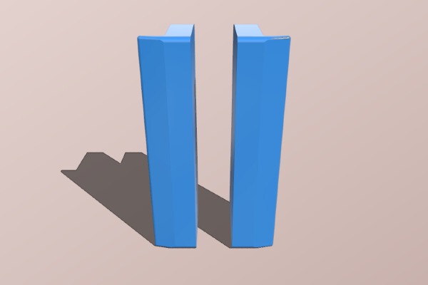 Universal Magnetic Vise Jaw Protector - without profile | 3d print model