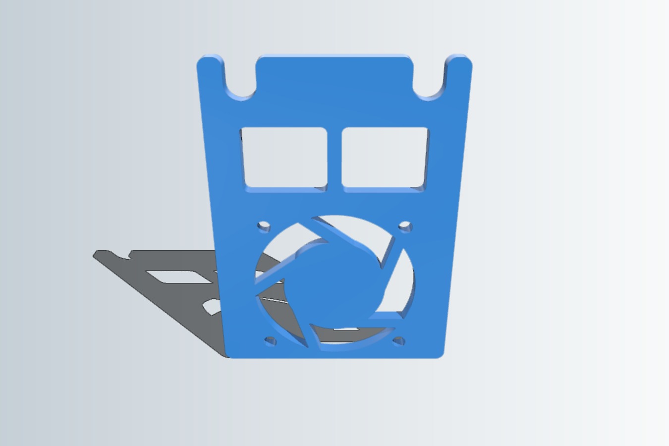 Fan Mount for Huxley 3D Printer