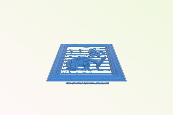 Music painting | 3d print model