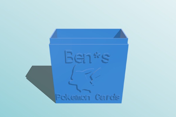 Pokemon Card Holder | 3d print model