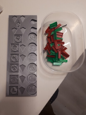 Kingdom death Damage Board | 3d print model