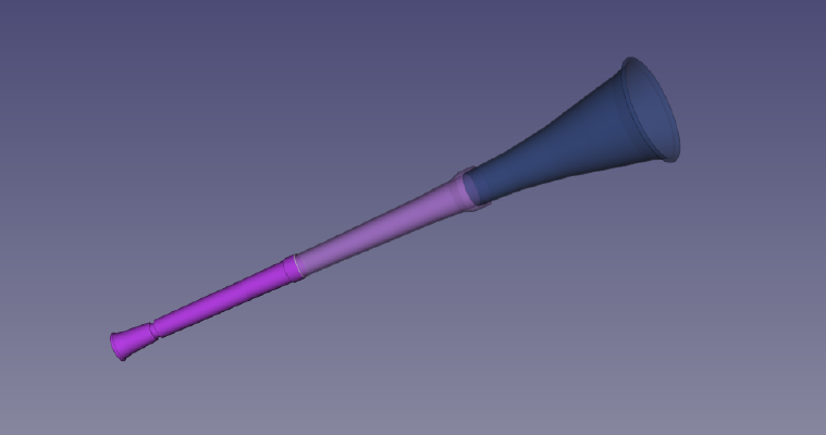 Vuvuzela - original design | 3d print model