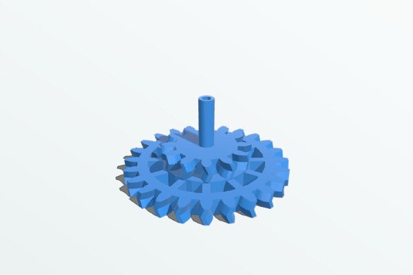Herringbone Clockwork Option | 3d print model