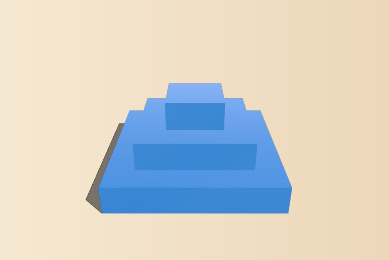 pyramid made with printcraft