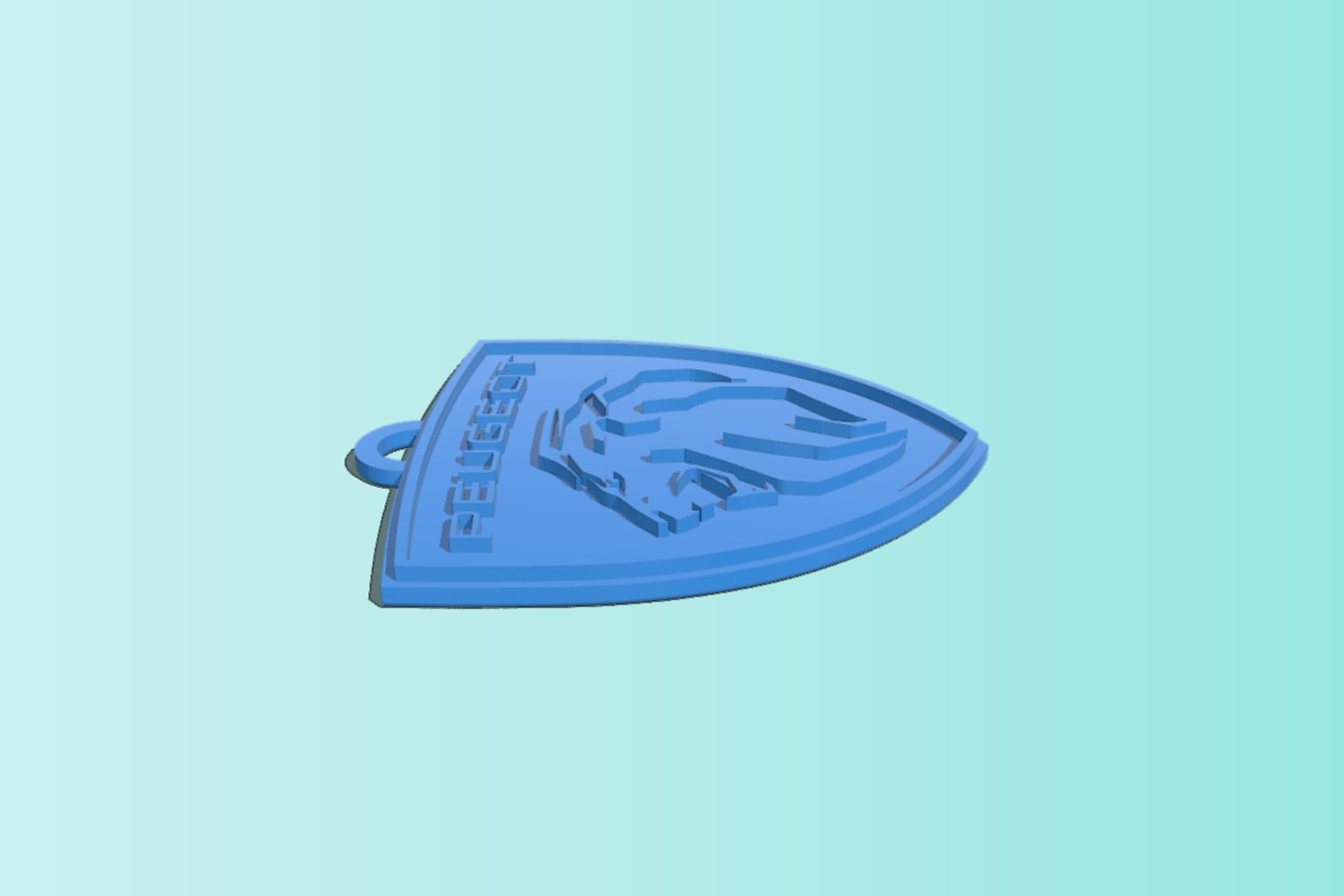 Peugeot keychain 2021