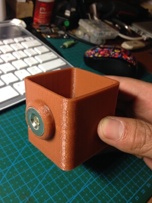 flower pot with magnet | 3d print model