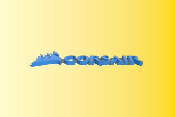 Corsair Logo | 3d print model