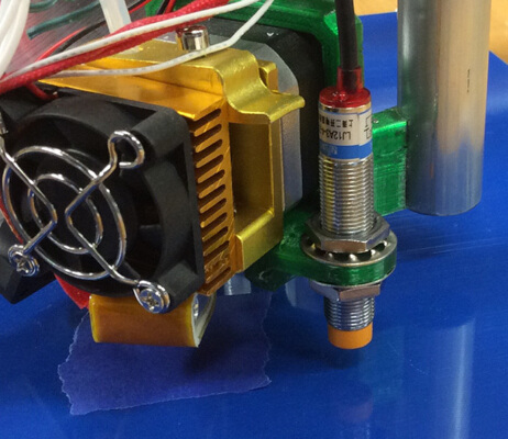 MPCNC MK8 extruder induction probe mount | 3d print model