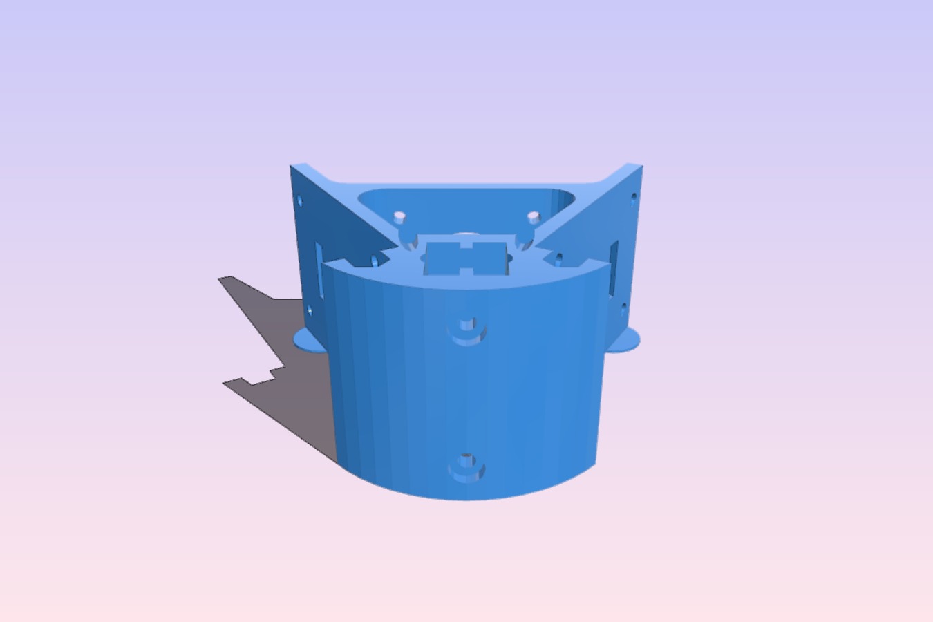 Kossel Mini Base Mount (fix Blomker Kit)