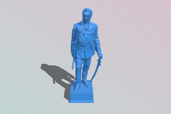 John Fox Burgoyne | 3d print model
