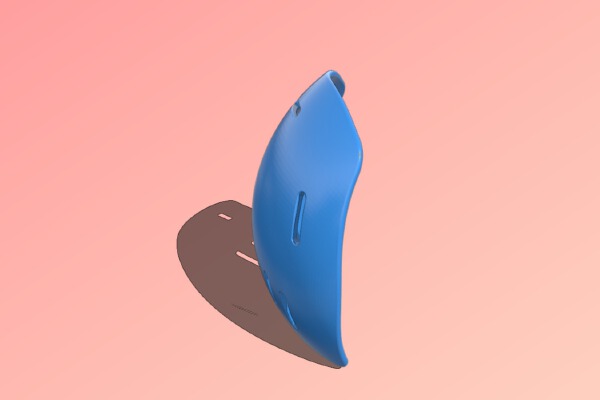 mask backplate | 3d print model