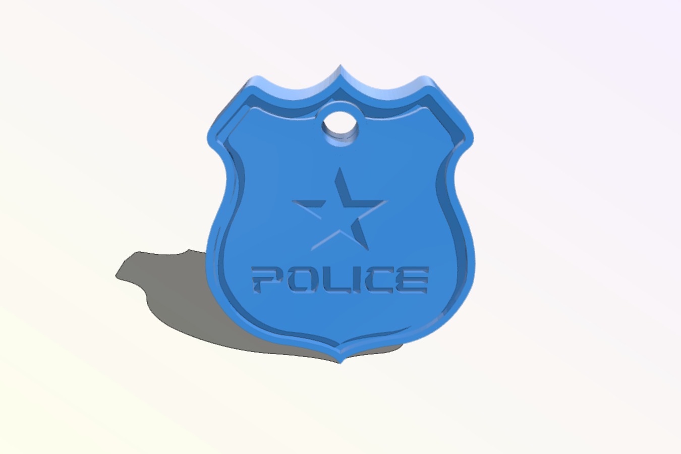 Police keychain