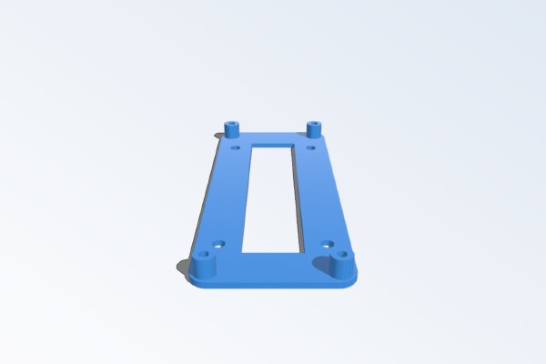 PN532 Breakout Board Mounting Plate | 3d print model