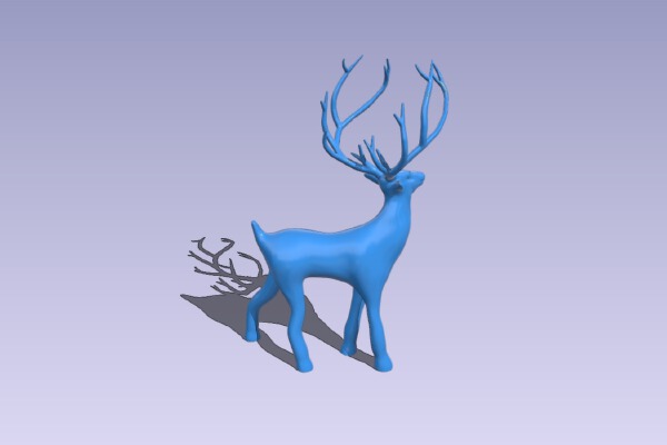 Christmas Reindeer | 3d print model