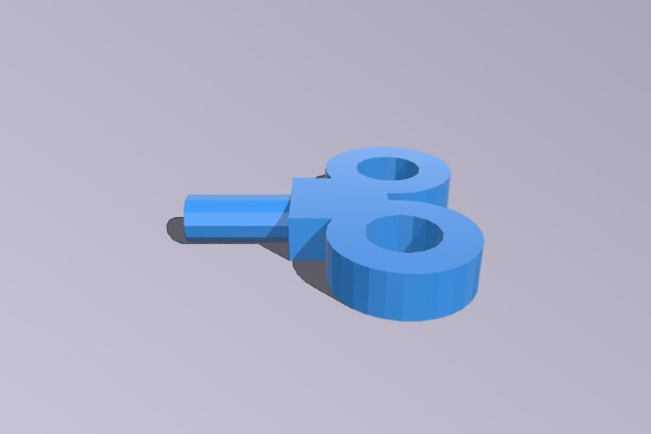 Windup Lamp Knob | 3d print model