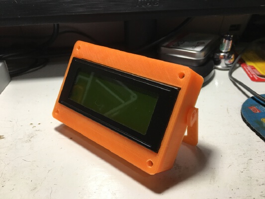 20x4 I2C LCD Display Case (JeffCo) | 3d print model