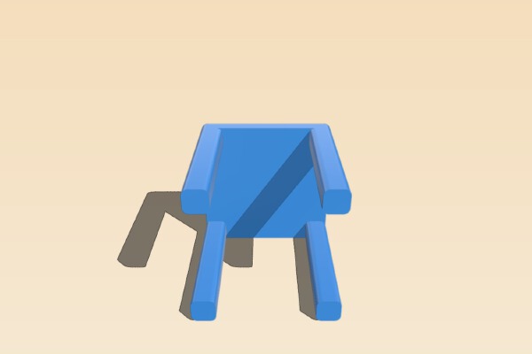 Miniature Chair | 3d print model