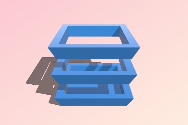 2 Color Box (#2) | 3d print model