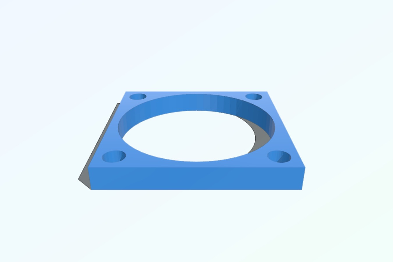 Filament cooling - fan spacer 5mm