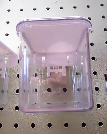 Updated Ikea SKÅDIS transparent box pegboard adapter.