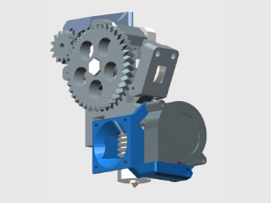 Argento v6 Cooler with Prusa i3 MK2 Layer-Fan | 3d print model