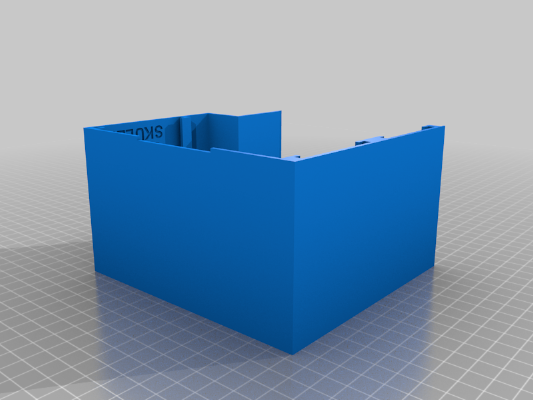Rising Sun Monster Box (Revised Brackets) | 3d print model