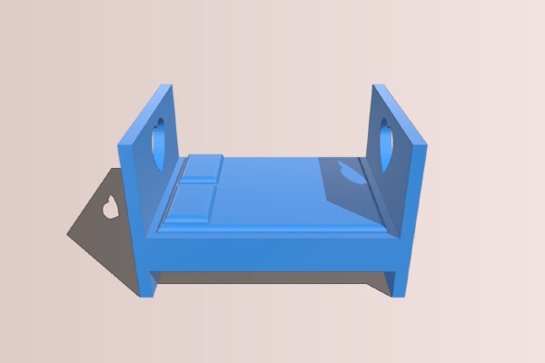Bed For Doll house (sylvania families) | 3d print model