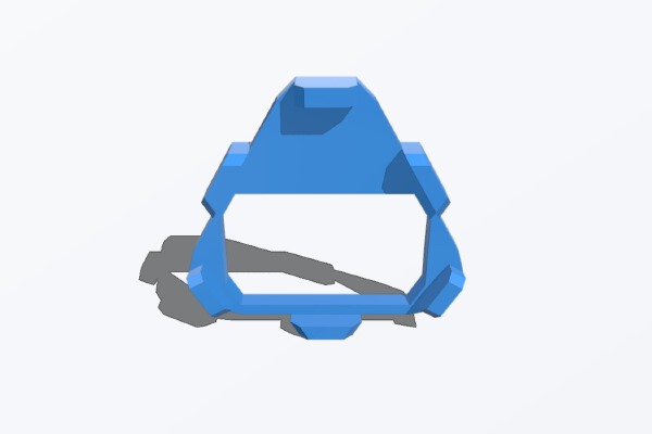FLSUN QQ Hotend Reinforcement Plate | 3d print model