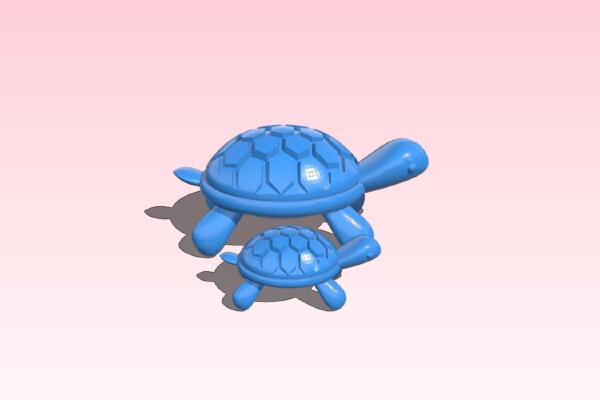 The Golden Turtle of Happiness | 3d print model