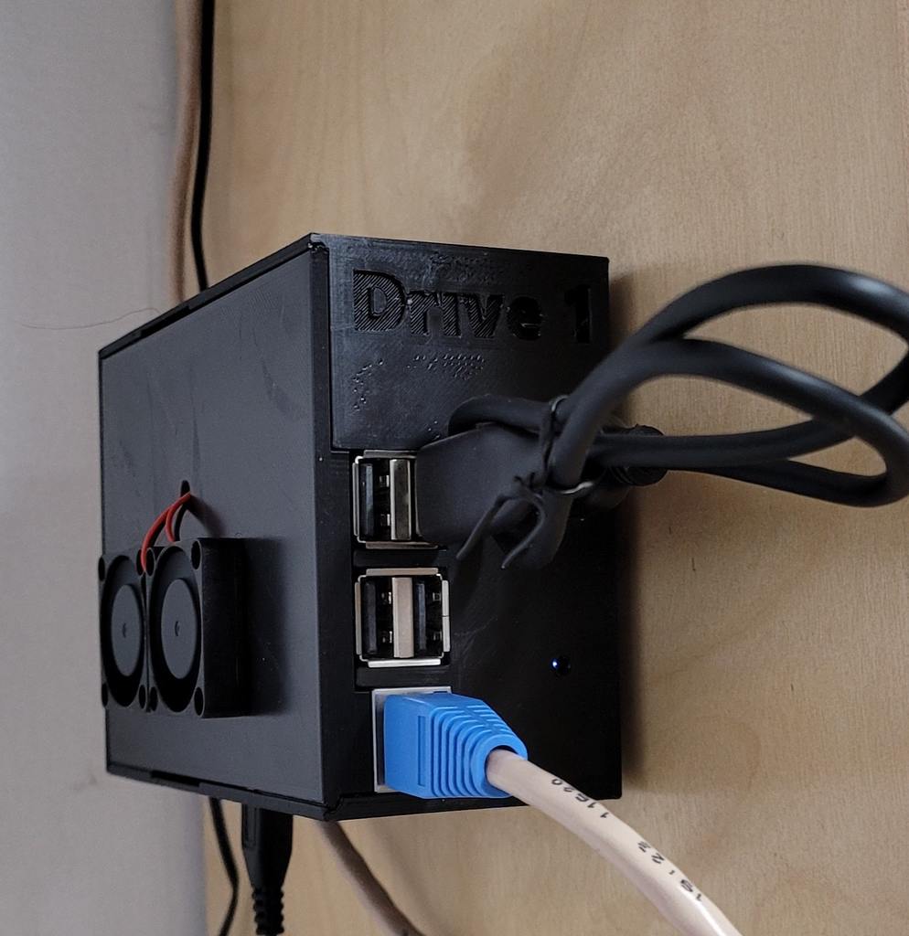 Raspberry Pi NAS Case For WD Elements Portable External Hard Drive