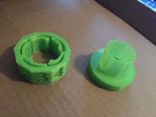 Ratchet spinning mechanism | 3d print model