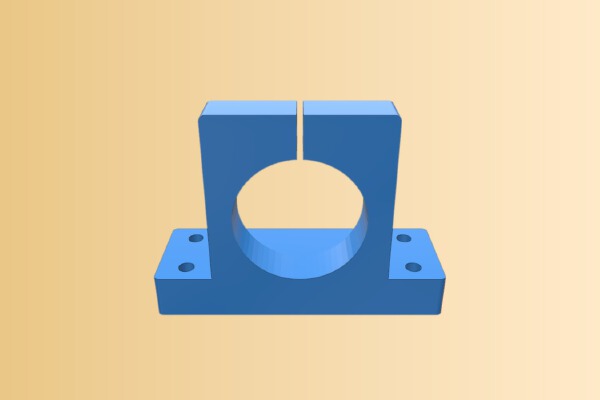 43mm neck spindle mount - Stronger version | 3d print model