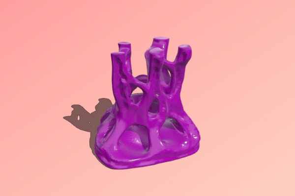 A bonsai _ flower root stand. | 3d print model