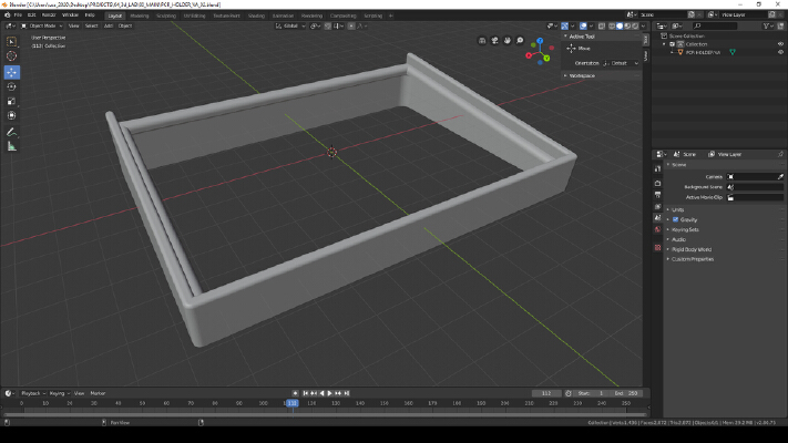 PCR plate holder 96-well plate or 384-well plate | 3d print model