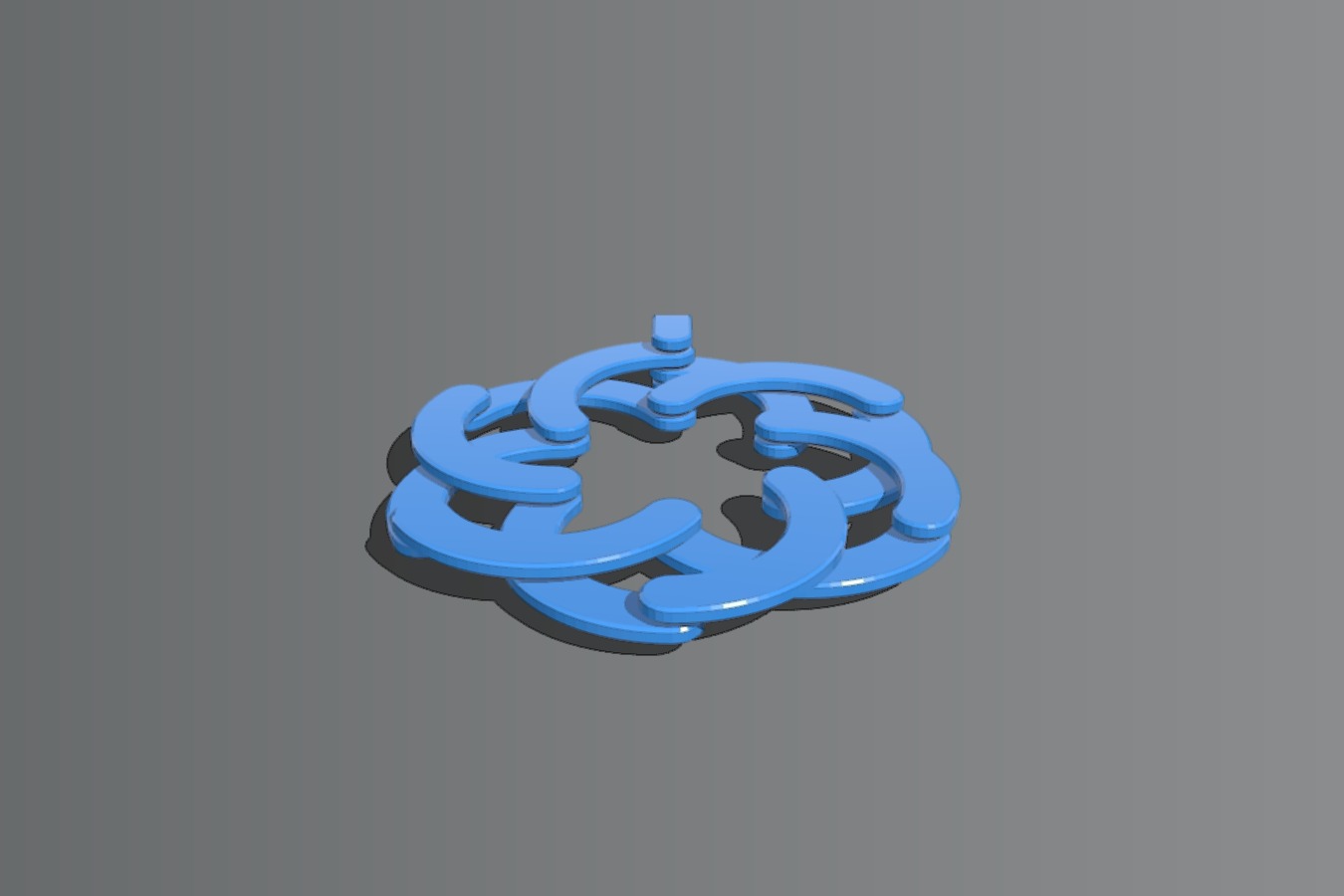 Expandable flower pendant _ keychain