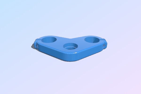 MPCNC Z-Axis Thrust Plate | 3d print model