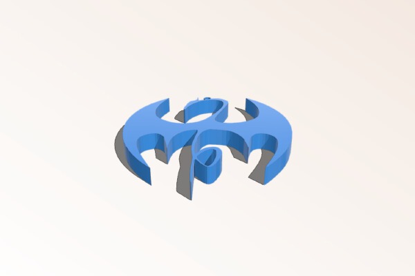 Iron Fist Logo Key chain or necklace | 3d print model