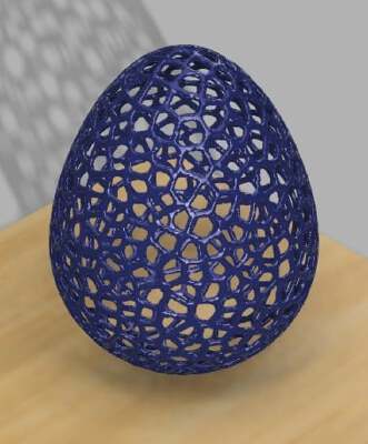 Voronoi Easter Eggs | 3d print model