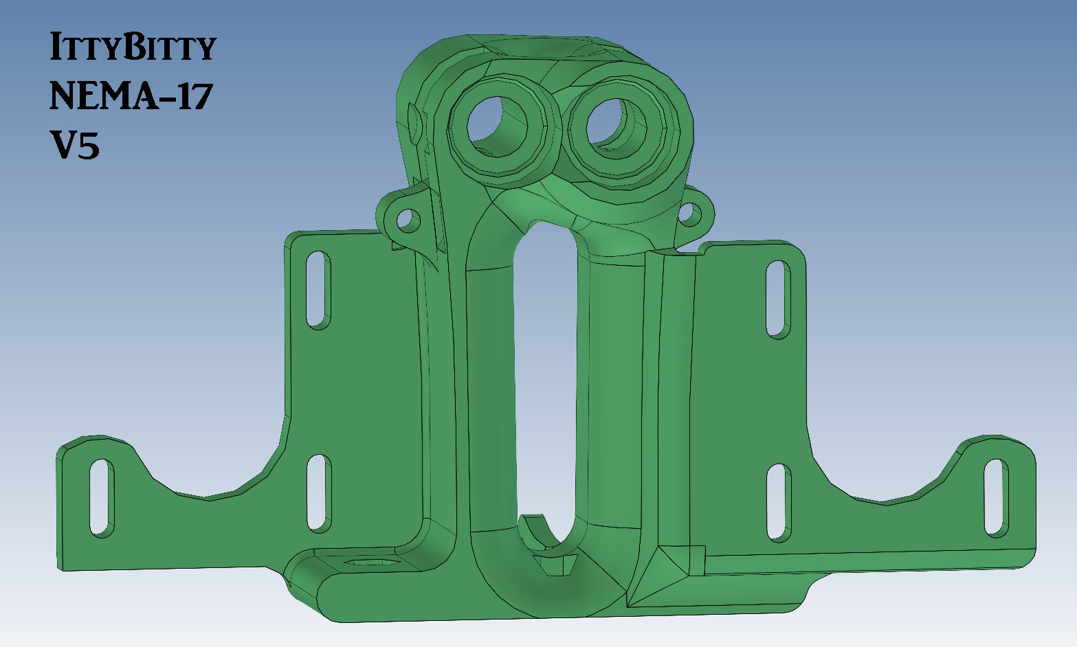 Itty Bitty modification for NEMA-17